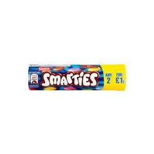 Nestle Smarties Milk Chocolate Sweets 38g Hexatube (48 x 38g) Nestle Smarties Milk Chocolate Sweets 38g Hexatube (48 x 38g)