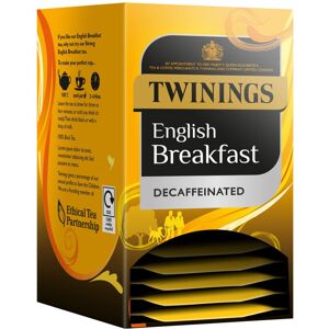 Twinings Decaff English Breakfast Enveloped Tea Bags - 4x20 Twinings Decaff English Breakfast Enveloped Tea Bags - 4x20