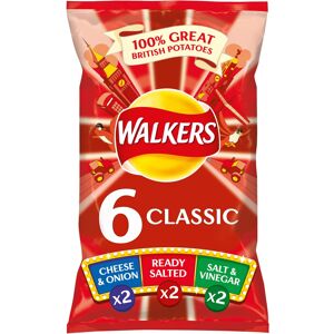 Walkers Crisps Classic Variety Multipack - 18x6x25g Walkers Crisps Classic Variety Multipack - 18x6x25g