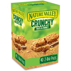 Nature Valley Crunchy Granola Bars Oats 'n' Honey - Pack of 40 Bars, Crunchy Who Nature Valley Crunchy Granola Bars Oats 'n' Honey - Pack of 40 Bars, Crunchy Who