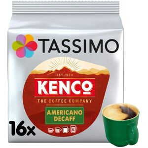 Tassimo Kenco Americano Decaf Coffee Pods - Pack of 5 (Total 80 Capsules) Tassimo Kenco Americano Decaf Coffee Pods - Pack of 5 (Total 80 Capsules)