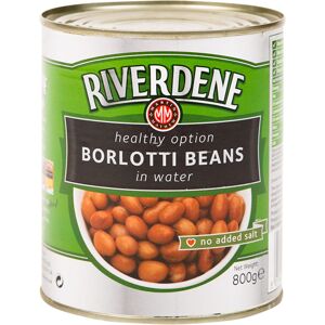 Riverdene Borlotti Beans in Water - 6x800g Riverdene Borlotti Beans in Water - 6x800g
