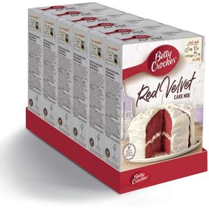 Betty Crocker Red Velvet Chocolate Cake Mix 425g (Pack of 6) Betty Crocker Red Velvet Chocolate Cake Mix 425g (Pack of 6)