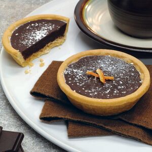 We Love Cake Frozen Gluten Free Chocolate Orange Tarts - 12x85g We Love Cake Frozen Gluten Free Chocolate Orange Tarts - 12x85g
