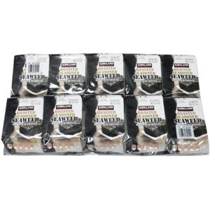 Kirkland Signature Roasted Seasoned Seaweed Pack of 10 x 17g Kirkland Signature Roasted Seasoned Seaweed Pack of 10 x 17g