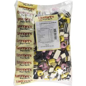 Taveners Liquorice Allsorts 500g Taveners Liquorice Allsorts 500g
