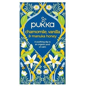 Pukka Chamomile, Vanilla & Manuka Honey Teabags 20 per pack - Pack of 2 Pukka Chamomile, Vanilla & Manuka Honey Teabags 20 per pack - Pack of 2