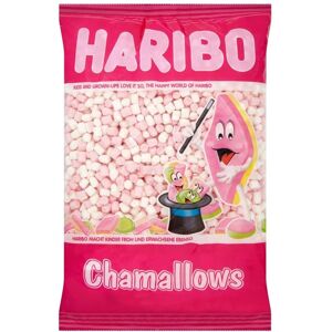 Haribo Mini Marshmallows Pink and White, Chamallows Bulk Sweets, 1 kg Haribo Mini Marshmallows Pink and White, Chamallows Bulk Sweets, 1 kg