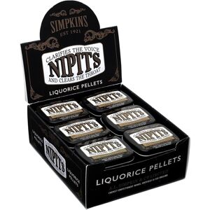Simpkins Nipits Liquorice Pellets 18 x Pocket-Sized Tins Simpkins Nipits Liquorice Pellets 18 x Pocket-Sized Tins