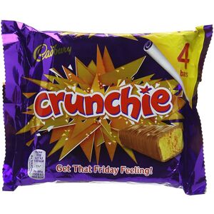 Cadbury Crunchie Chocolate Bar, 4 X 32g Cadbury Crunchie Chocolate Bar, 4 X 32g