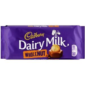 Cadbury Dairy Milk Chocolate Whole Nut Bar (120g) Cadbury Dairy Milk Chocolate Whole Nut Bar (120g)