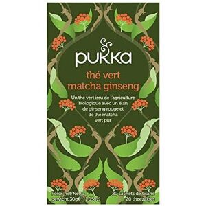 Pukka - Matcha Green Tea Ginseng Bio - 20 Bags - Lot of 3 - Price Per Lot - Fast Pukka - Matcha Green Tea Ginseng Bio - 20 Bags - Lot of 3 - Price Per Lot - Fast