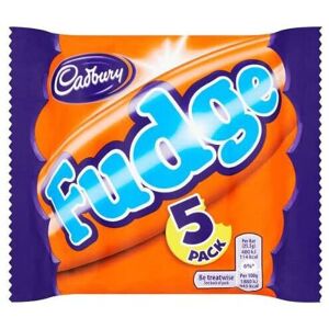 Cadbury Fudge Bar 5 Pack 127.5g Case of 20 Cadbury Fudge Bar 5 Pack 127.5g Case of 20