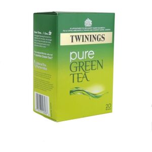 Twinings Pure Green Tea 20 Bags 50g Case of 4 Twinings Pure Green Tea 20 Bags 50g Case of 4