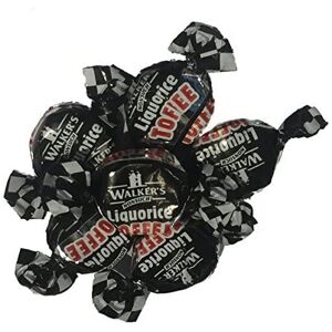 Walkers Liquorice Toffee Wrapped Retro Sweet Shop Traditional Old Fashioned (400 Walkers Liquorice Toffee Wrapped Retro Sweet Shop Traditional Old Fashioned (400