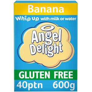 Angel Delight Banana Flavour Dessert Mix - 12x600g Angel Delight Banana Flavour Dessert Mix - 12x600g