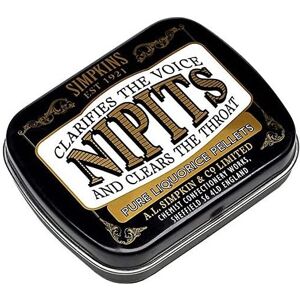 Simpkins Nipits Liquorice Pellets Original Pocket-Size Tins 12 g (Pack of 6) Simpkins Nipits Liquorice Pellets Original Pocket-Size Tins 12 g (Pack of 6)