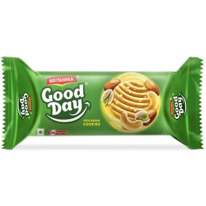 (Pack of 1) Britannia Good Day Pista and Badam Cookies(8*90g) 720g ,Melt In Mout (Pack of 1) Britannia Good Day Pista and Badam Cookies(8*90g) 720g ,Melt In Mout