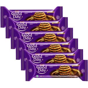 (Pack of 6) Britannia Choco Chips Cookies 120g, Crunchy and Delicious Biscuits (Pack of 6) Britannia Choco Chips Cookies 120g, Crunchy and Delicious Biscuits