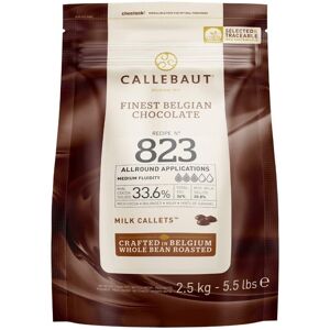 Callebaut Milk 33.6% Callets 2.5 kg - Chocolate Callebaut Milk 33.6% Callets 2.5 kg - Chocolate