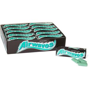 Wrigley Airwaves Sugar Free Gum - Black Mint Menthol with Anise & Eucalyptus, 30 Packs x Wrigley Airwaves Sugar Free Gum - Black Mint Menthol with Anise & Eucalyptus, 30 Packs x