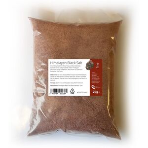Intralabs Black Himalayan Salt 2kg - Pure, Organic Food Grade Kala Namak Fine Intralabs Black Himalayan Salt 2kg - Pure, Organic Food Grade Kala Namak Fine