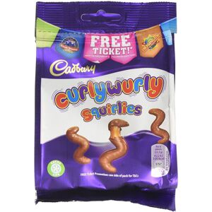 Cadbury Curly Wurly Squirlies Chocolate Bag 95 g - Pack of 10 Cadbury Curly Wurly Squirlies Chocolate Bag 95 g - Pack of 10