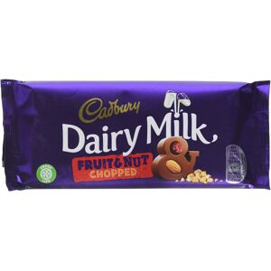 Cadbury Dairy Milk Fruit and Nut Chocolate Bar, 95 g Cadbury Dairy Milk Fruit and Nut Chocolate Bar, 95 g