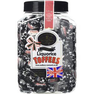 Walkers Nonsuch Liquorice Toffee 1.25 kg Jar Walkers Nonsuch Liquorice Toffee 1.25 kg Jar