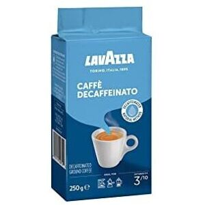Lavazza Caffe Decaffeinated Ground Coffee, Arabica and Robusta Medium Roast, 8 P Lavazza Caffe Decaffeinated Ground Coffee, Arabica and Robusta Medium Roast, 8 P
