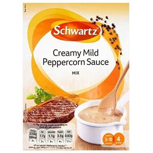 Schwartz Mild Peppercorn Sauce Mix 25g - Pack of 6 Schwartz Mild Peppercorn Sauce Mix 25g - Pack of 6
