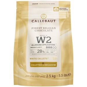 Callebaut W2NV 28% "Select" White Chocolate Easymelt Chips (Callets) (1 x 2.5 kg Callebaut W2NV 28% "Select" White Chocolate Easymelt Chips (Callets) (1 x 2.5 kg