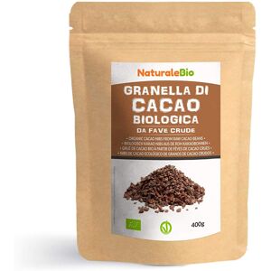 NaturaleBio Organic Raw Cacao Nibs 400g. 100% Peruvian, Natural and Pure. Made in Peru from NaturaleBio Organic Raw Cacao Nibs 400g. 100% Peruvian, Natural and Pure. Made in Peru from