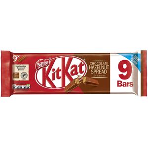 KitKat 2 Finger Hazlenut Milk Chocolate Biscuit Bar Multipack, 9 x 20.7 g KitKat 2 Finger Hazlenut Milk Chocolate Biscuit Bar Multipack, 9 x 20.7 g