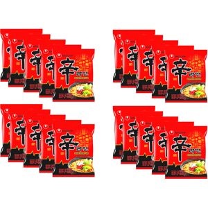 (Pack of 20) Nongshim Shin Ramyun 120g, Instant Korean Style Traditional Spicy N (Pack of 20) Nongshim Shin Ramyun 120g, Instant Korean Style Traditional Spicy N