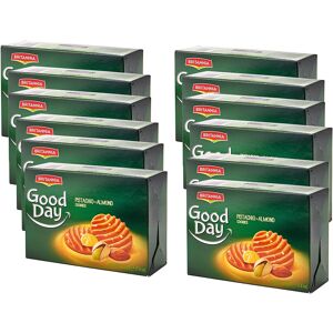 (Pack of 12) Britannia Good day Pista and Almond Cookies 216g (Pack of 12) Britannia Good day Pista and Almond Cookies 216g