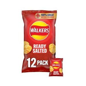 Walkers Ready Salted Multipack Crisps 12x25g (Pack of 15) Walkers Ready Salted Multipack Crisps 12x25g (Pack of 15)