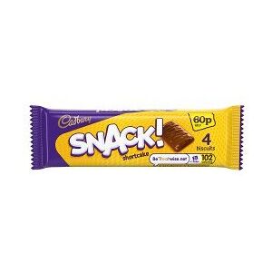 Cadbury Snack Shortcake Chocolate Biscuits 4 Pack 40g (pack of 36) Cadbury Snack Shortcake Chocolate Biscuits 4 Pack 40g (pack of 36)