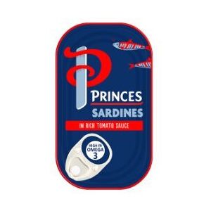 Princes Sardines in Rich Tomato Sauce 120g (Pack of 10) Princes Sardines in Rich Tomato Sauce 120g (Pack of 10)