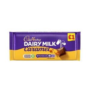 Cadbury Dairy Milk Caramel 1 Chocolate Bar 120g (Pack of 16) Cadbury Dairy Milk Caramel 1 Chocolate Bar 120g (Pack of 16)