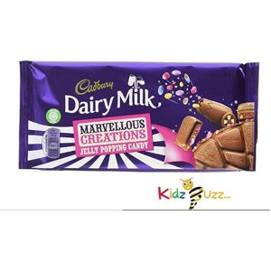 Cadbury Marvellous Collection Jelly Popping Sweet Bar180g Pack of 3 Cadbury Marvellous Collection Jelly Popping Sweet Bar180g Pack of 3