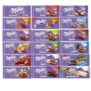 KidzBuzz (10 Bar's) Mixed Flavours MILKA Chocolate Random Bars KidzBuzz (10 Bar's) Mixed Flavours MILKA Chocolate Random Bars