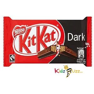 Unbranded KIT KAT 4 Finger 70% Dark Chocolate Bar 41.5g (Pack of 24 x 41.5g) Unbranded KIT KAT 4 Finger 70% Dark Chocolate Bar 41.5g (Pack of 24 x 41.5g)