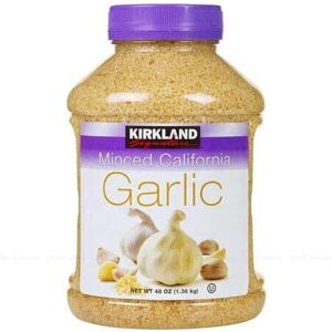 Kirkland Signature Spice Seasoning Minced California Garlic Dressing Jar 1.36kg Kirkland Signature Spice Seasoning Minced California Garlic Dressing Jar 1.36kg