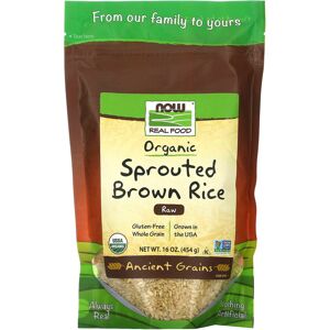 Now Foods, Real Food, Organic Sprouted Brown Rice, Raw, 16 oz (454 g) Now Foods, Real Food, Organic Sprouted Brown Rice, Raw, 16 oz (454 g)