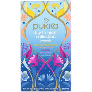 Pukka Herbs, Organic Day to Night Collection, 20 Herbal Tea Sachets, 1.14 oz (32 Pukka Herbs, Organic Day to Night Collection, 20 Herbal Tea Sachets, 1.14 oz (32