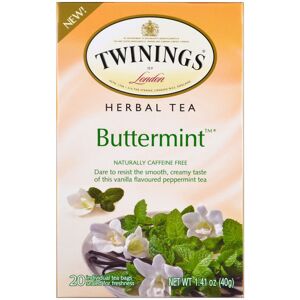 Twinings, Herbal Tea, Buttermint, Caffeine Free , 20 Individual Tea Bags, 1.41 o Twinings, Herbal Tea, Buttermint, Caffeine Free , 20 Individual Tea Bags, 1.41 o