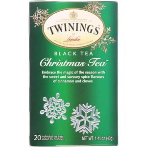 Twinings, Black Tea, Christmas Tea, 20 Tea Bags, 1.41 oz (40 g) Twinings, Black Tea, Christmas Tea, 20 Tea Bags, 1.41 oz (40 g)