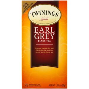 Twinings, Earl Grey Black Tea, 25 Tea Bags, 1.76 oz (50 g) Twinings, Earl Grey Black Tea, 25 Tea Bags, 1.76 oz (50 g)