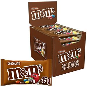 Unbranded M&M's Chocolate Pouch, Bulk Peanut M&M's, 24 Packs of 45g Unbranded M&M's Chocolate Pouch, Bulk Peanut M&M's, 24 Packs of 45g